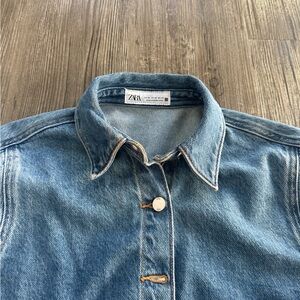 Zara Indigo Denim Jacket